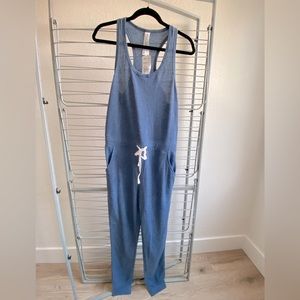 NWT - Blue Racerback Jumpsuit / Romper